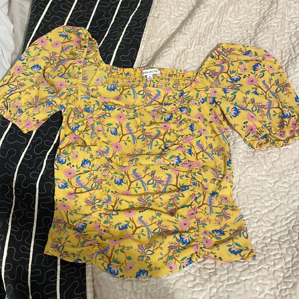 beautiful floral crop top
